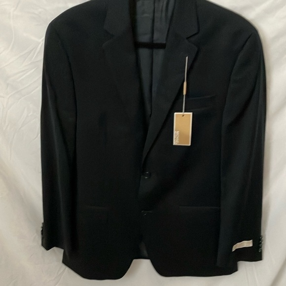 MICHAEL Michael Kors: Black 2 button suit jacket- 38R - Picture 1 of 16